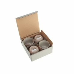 Kinto Little Mug Keramik Beige 4 Stück 5 Kinto Little Mug Keramik Beige 4 Stück -Kaffee Geschäft 102887 102887 kinto ceramic lab 4 tassen karton offen