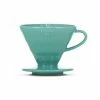 Hario V60 Coffee Dripper Keramik 02 Turquoise Gr -Kaffee Geschäft 103092 103092 hario coffee dripper keramik 02 turquoise green