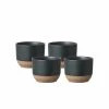 Kinto Little Mug Keramik Schwarz 4 Stück 1 Kinto Little Mug Keramik Schwarz 4 Stück -Kaffee Geschäft 103187 103187 kinto little mug keramik schwarz 4 stuck 2