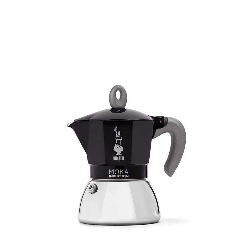 Bialetti New Moka Induction 2 Tassen Schwarz 3 Bialetti New Moka Induction 2 Tassen Schwarz