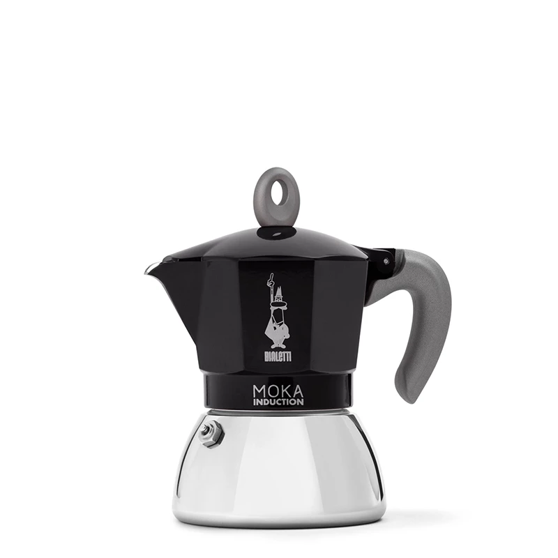 Bialetti New Moka Induction 4 Tassen Schwarz 3 Bialetti New Moka Induction 4 Tassen Schwarz