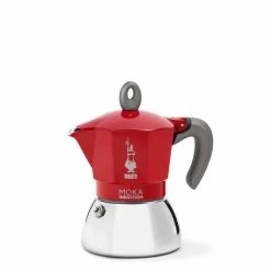 Bialetti New Moka Induction 4 Tassen Rot