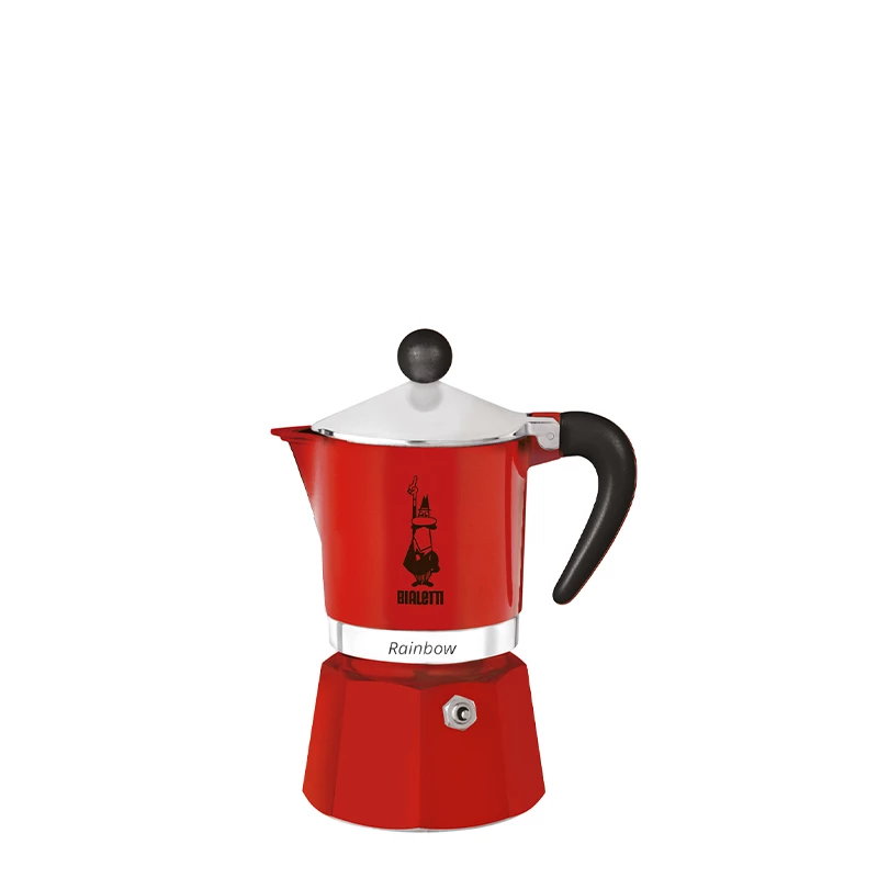 Bialetti Rainbow 1 Tasse Rot 3 Bialetti Rainbow 1 Tasse Rot