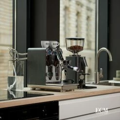 Puristika Edelstahl Anthrazit -Kaffee Geschäft 104787 104787 ecm puristika espressomaschine edelstahl anthraz kueche