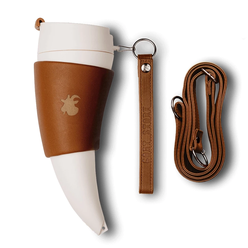 Goat Mug Kunstleder Braun 470 Ml 4 Goat Mug Kunstleder Braun 470 Ml – Bild 2