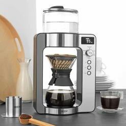 Pour Over Filterkaffeemaschine + Waage Edelstahl Schwarz 8 Pour Over Filterkaffeemaschine + Waage Edelstahl Schwarz -Kaffee Geschäft 105206 105206 beem pour over filterkaffeemaschine mitwaage kuchenmoodbild