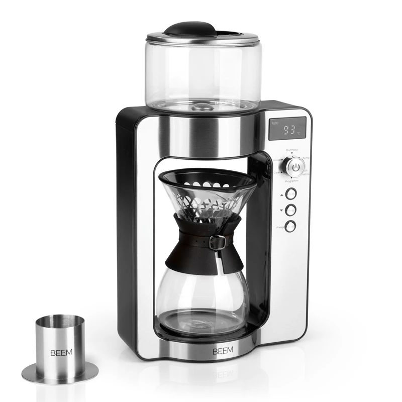 Pour Over Filterkaffeemaschine + Waage Edelstahl Schwarz 4 Pour Over Filterkaffeemaschine + Waage Edelstahl Schwarz – Bild 2