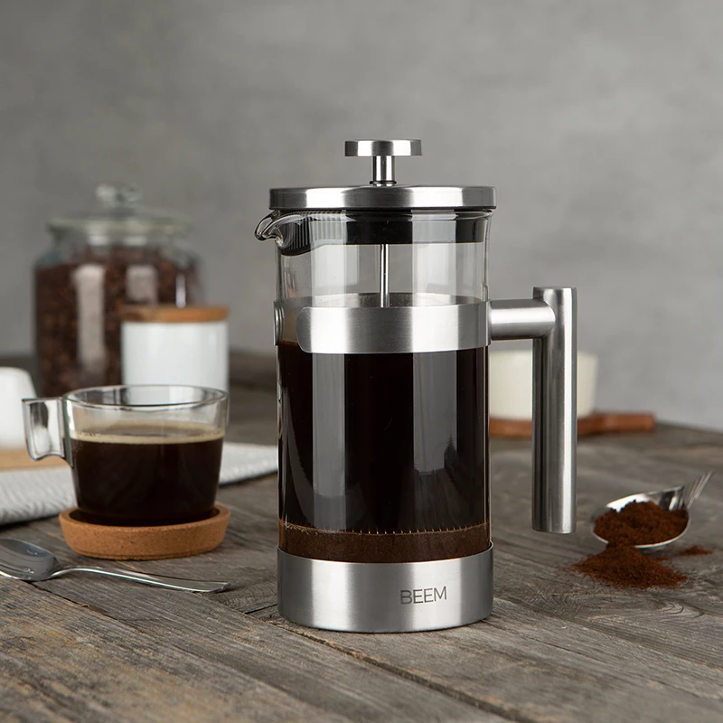 French Press 1000 Ml Edelstahl 5 French Press 1000 Ml Edelstahl – Bild 3