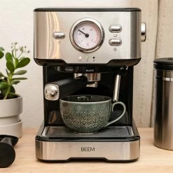 Siebträgermaschine Espresso Select Schwarz Edelstahl 9 Siebträgermaschine Espresso Select Schwarz Edelstahl -Kaffee Geschäft 105408 105408 beem siebtragermaschine espresso select kueche