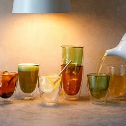 Stack Thermo Glass 200 Ml Semi-Green -Kaffee Geschäft 105413 105413 carl henkel stack thermo glass 200 ml semi green mood