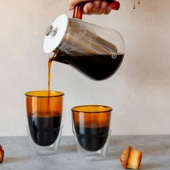 Stack Thermo Glass 200 Ml Semi-Amber 9 Stack Thermo Glass 200 Ml Semi-Amber -Kaffee Geschäft 105415 105415 carl henkel stack thermo glass 200 ml semi amber zweistueck