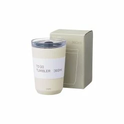 Kinto To-Go Tumbler 360 Ml Mit Stöpsel Weiss -Kaffee Geschäft 105565 105565 kinto togotumbler 360ml with plug white 3