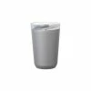 Kinto To-Go Tumbler 360 Ml Mit Stöpsel Silber -Kaffee Geschäft 105566 105566 kinto togotumbler 360ml with plug silver 1