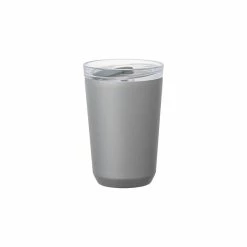 Kinto To-Go Tumbler 360 Ml Mit Stöpsel Silber