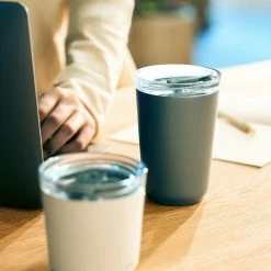 Kaffee Geschäft -Kaffee Geschäft 105566 105566 kinto togotumbler 360ml with plug silver 2